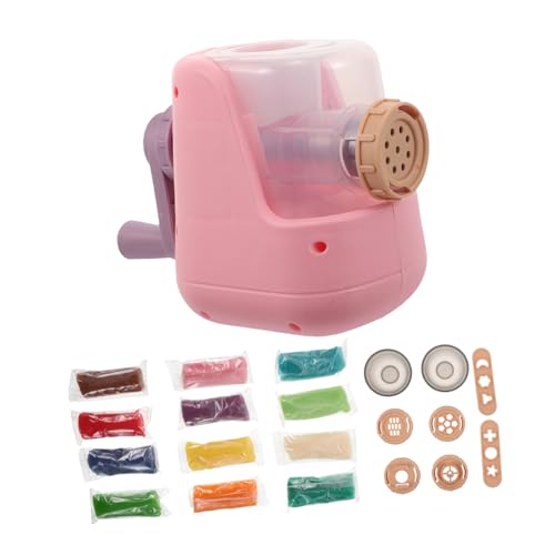 Milisten Nudelmaschine Spielset aus Lebensmittelechter Modelliermasse DIY Knetmasse Extruder für Kreative Familienzeit Fördert Fantasie Motorische Fähigkeiten und Kognitive Entwicklung von Milisten