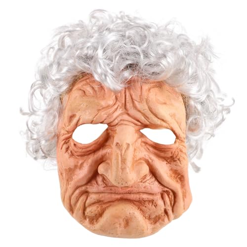 Milisten Old Woman Mit Haaren Alte Frau Halloween Für Cosplay Partys Und Bühnenauftritte Lebensnahe Requisiten Für Und von Milisten