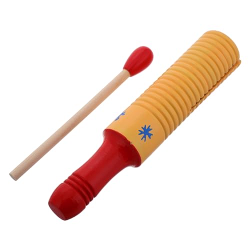 Milisten Orff-Instrument Holzpercussionsinstrument Musikspielzeug für Babys Guiro-Instrument Musiktafel aus Holz Instrumentenzubehör für Lernspielzeug aus Holz Gummi Milisten Orff-Instrument Holzpercussionsinstrument Musikspielzeug für Babys Guiro-Instrument Musiktafel aus Holz Instrumentenzubehör für Lernspielzeug aus Holz Gummi von Milisten