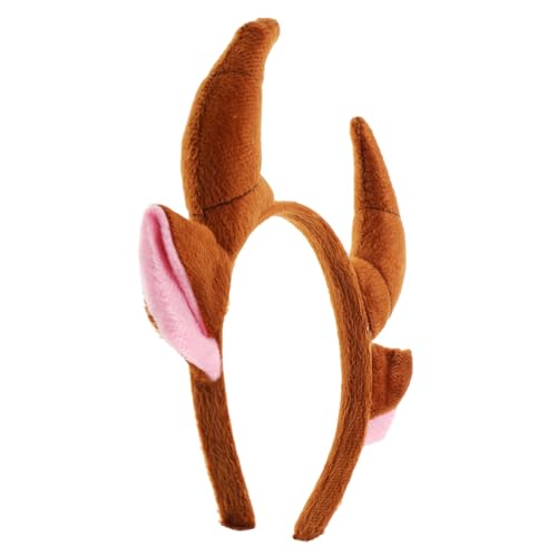 Milisten Ox Horn Stirnband Party Cosplay Kopfschmuck Tierohren Haarreif Braun für Jungen Mädchen Halloween Karneval Faschingskostüm Milisten Ox Horn Stirnband Party Cosplay Kopfschmuck Tierohren Haarreif Braun für Jungen Mädchen Halloween Karneval Faschingskostüm von Milisten
