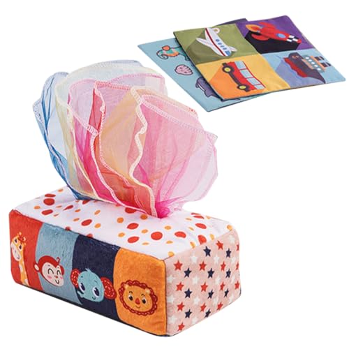 Milisten Pädagogisches Babyspielzeug Tücherbox Montessori Aktivitätsspielzeug aus Sicherem Material mit Großem Öffnungsspiel für Kleinkinder Feinmotorik und Sensorischen Entwicklung Milisten Pädagogisches Babyspielzeug Tücherbox Montessori Aktivitätsspielzeug aus Sicherem Material mit Großem Öffnungsspiel für Kleinkinder Feinmotorik und Sensorischen Entwicklung von Milisten