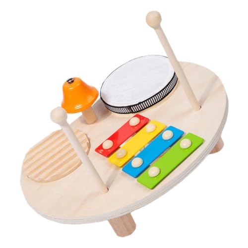 Milisten Pädagogisches Hölzernes Xylophon mit Schlagtrommel Vielseitiges Lernspielzeug für Kreative Musikexperimente Fantasie Milisten Pädagogisches Hölzernes Xylophon mit Schlagtrommel Vielseitiges Lernspielzeug für Kreative Musikexperimente Fantasie von Milisten