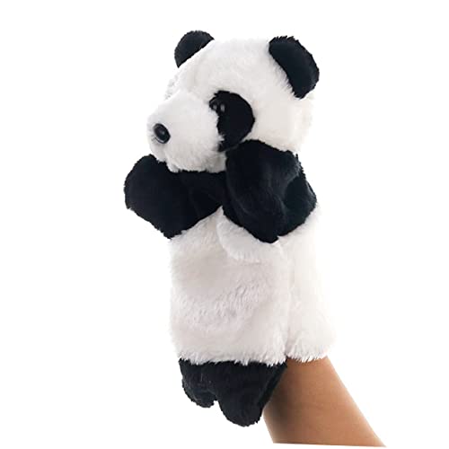 Milisten Panda Handpuppe Plüsch Kuscheltier Stofftier zum Rollenspiel und Geschichtenerzählen Interaktive Eltern Junge Mädchen Figur für Weiches und Sicheres Material von Milisten