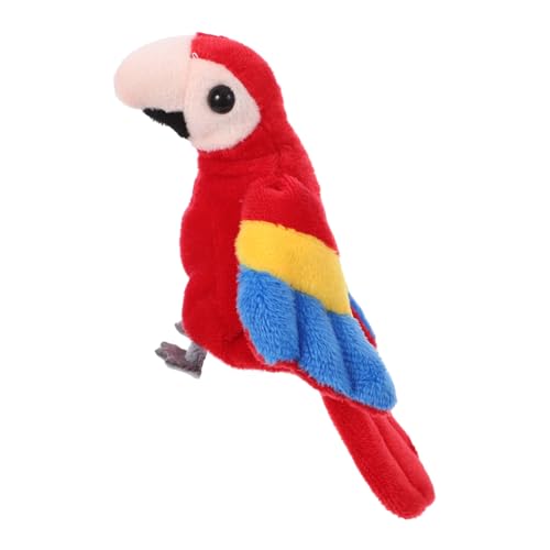 Milisten Papageien-fingerpuppe Fingerpuppen Vogel Puppen Papagei Handpuppe Vogelpuppe Vogel Stofftier Tierpuppen Hand Handpuppen Papageienpuppe Fingertierpuppen Marionette Plüsch von Milisten