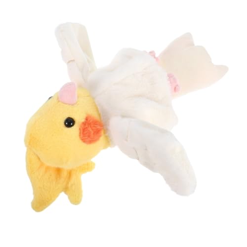 Milisten Papageienpuppe Tierische Handpuppe Geschichtenerzählen Von Handpuppen Stofftierpuppen Handpuppen Unterrichten Vogelpuppe Tier-Rollenspiel Stofftier Vogel Yellow Plüsch von Milisten