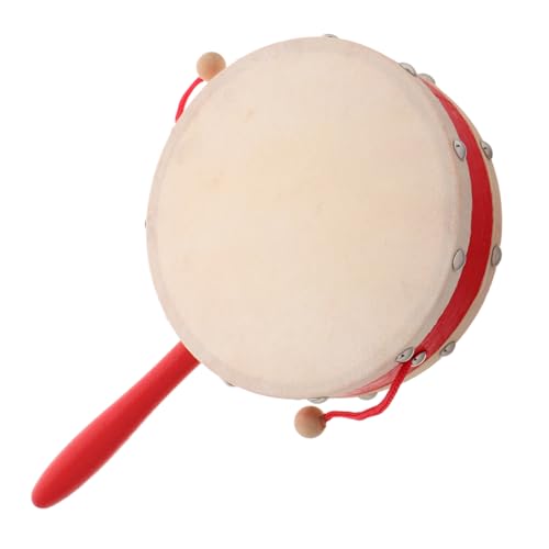 Milisten Percussion Handtrommel Musical Musikinstrumente Doppelreihige Jingles Instrumentenzubehör Musikinstrumente Musikinstrumente Für Holz von Milisten