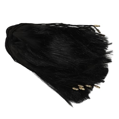 Milisten Perücke verkleiden Cosplay perücke Damen perücke Halloween perücke k Seide Black von Milisten