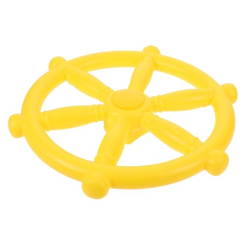 Milisten Piratenschiff Lenkrad Steuerung Rad Wetterfestes Outdoor Zubehör für Spielhäuser Baumhäuser Gelb Einfach zu Montieren Milisten Piratenschiff Lenkrad Steuerung Rad Wetterfestes Outdoor Zubehör für Spielhäuser Baumhäuser Gelb Einfach zu Montieren von Milisten