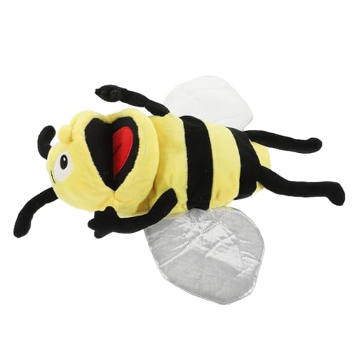 Milisten Plüsch Bienen Handpuppe Interaktive Tier Handpuppe für Geschichten Weiches Plüschtier für Kreatives Drinnen und Draußen Milisten Plüsch Bienen Handpuppe Interaktive Tier Handpuppe für Geschichten Weiches Plüschtier für Kreatives Drinnen und Draußen von Milisten