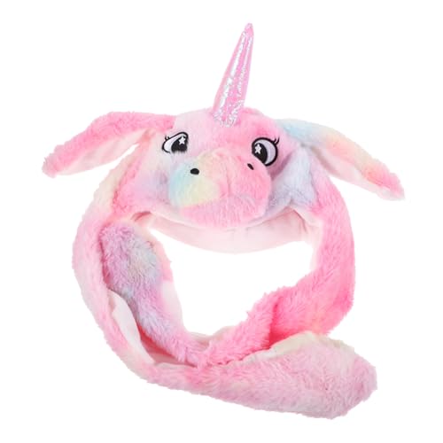 Milisten Plüsch Einhorn Mütze mit Beweglichen Ohren Weicher und Leichter Kostüm Hut für Party Cosplay Interaktive Mütze mit Springenden Tierohren Vielseitiges Accessoire für Erwachsene Milisten Plüsch Einhorn Mütze mit Beweglichen Ohren Weicher und Leichter Kostüm Hut für Party Cosplay Interaktive Mütze mit Springenden Tierohren Vielseitiges Accessoire für Erwachsene von Milisten