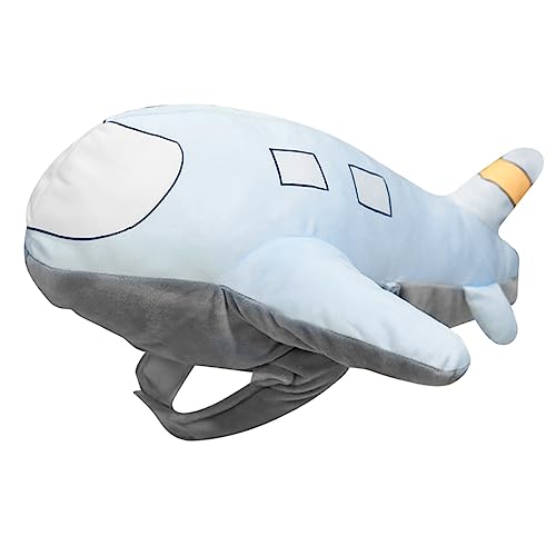 Milisten Plüsch Flugzeug Mütze Kostüm Lustige Kopfbedeckung Robust Für Karneval Halloween Party Erwachsene Milisten Plüsch Flugzeug Mütze Kostüm Lustige Kopfbedeckung Robust Für Karneval Halloween Party Erwachsene von Milisten