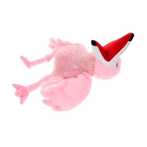 Milisten Plüsch Handpuppen Tierhandpuppenspielzeug tierische Handpuppe Tierpuppen für Vogel Handpuppe Handpuppen für Familienhandpuppe Puppentiere PP Baumwolle Rosa von Milisten