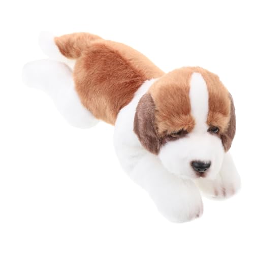 Milisten Plüsch Hund Puppe Cartoon Stil Waschbar Dekoratives Kuscheltier für Wohnzimmer Sofa und Kinderzimmer von Milisten