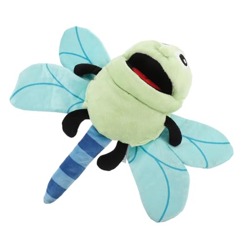Milisten Plüsch Libellen Handpuppe Interaktive Geschichtenerzähler für Cartoon Insekten Handspielzeug für Rollenspiele und Kreative Erzählungen von Milisten