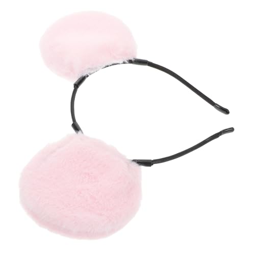 Milisten Plüsch Mäuseohren Stirnband Weiches Halloween Tierkostüm Accessoire Damen Mädchen Party Kopfbedeckung Kuschelig Komfortabel Cosplay Headwear von Milisten