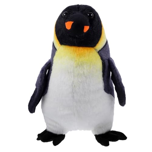 Milisten Plüsch Pinguin Kuscheltier Weiches Realistisches Niedlicher Sitz Pinguin Flauschig als Sofa Kissen und Geschenk für Mädchen Jungen von Milisten