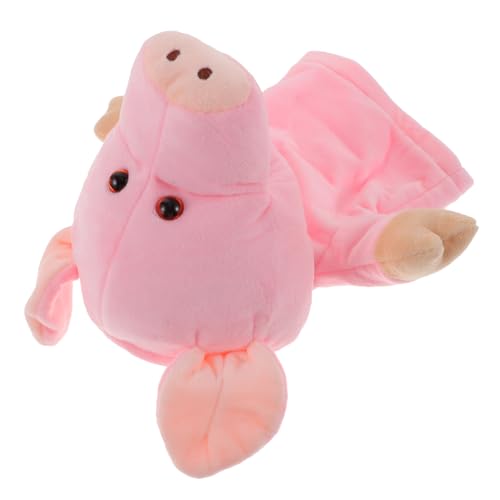 Milisten Plüsch Schweinehandpuppe für Interaktive Tier Handpuppe Weiches für Kreatives Sicher und Langlebig für Rollenspiele und Fantasiegeschichten von Milisten