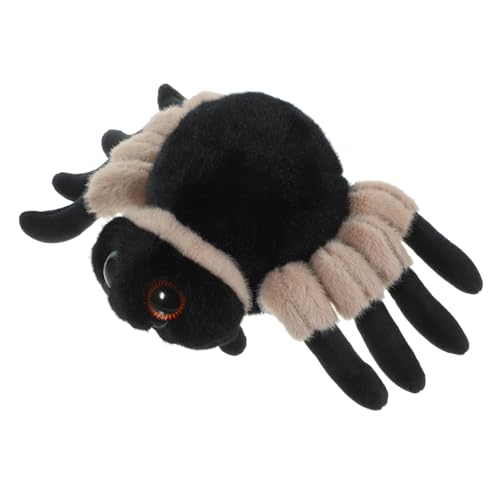 Milisten Plüsch Spinne Kuscheltier Realistisches Spinnenspielzeug für Halloween Deko Stofftier für Geschenkidee zur Heimdekoration von Milisten