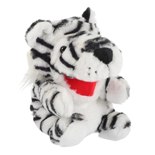 Milisten Plüsch Tiger Handpuppe Für Interaktive Tierhandpuppe Aus Weichem Plüschspielzeug Für Geschichtenerzählen Und Kreatives Waschbar Und Angenehm von Milisten