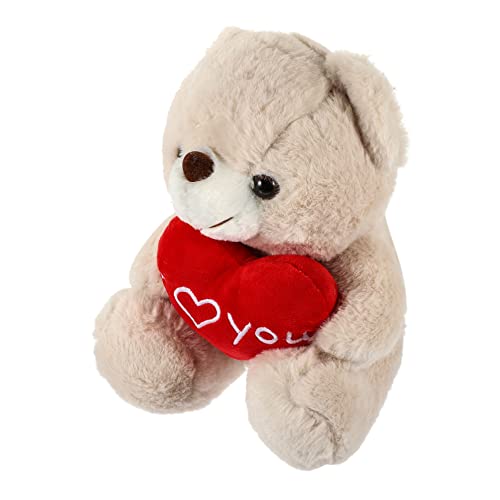 Milisten Plüsch Valentinstag Bär Kuscheltier mit Herz für Partner Perfektes Valentinstagsgeschenk für Besondere Anlässe und Langlebig von Milisten