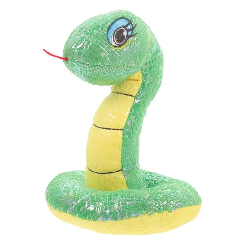 Milisten Plüschschlange Glitzer Kuscheltier für Realistisches Stofftier für Streich Party Lernspielzeug Schlangen Requisite für Halloween April Fool Day von Milisten