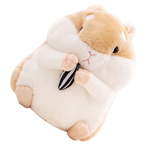 Milisten Plüschspielzeugpuppe ausgestopft Hamster Plüschtiere Sachen für klein lustiges Kuscheltier Kinderspielzeug Kawaii Stofftier Kuscheltiere PP Baumwolle von Milisten
