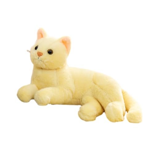 Milisten Plüschspielzeugpuppe realistische Katze lebensechte Katzenpuppe realistischer Katzenplüsch für Mädchen Graues Kätzchen Plüsch für Jungen Lebensechter Katzenplüsch für Jungen Gelb Milisten Plüschspielzeugpuppe realistische Katze lebensechte Katzenpuppe realistischer Katzenplüsch für Mädchen Graues Kätzchen Plüsch für Jungen Lebensechter Katzenplüsch für Jungen Gelb von Milisten