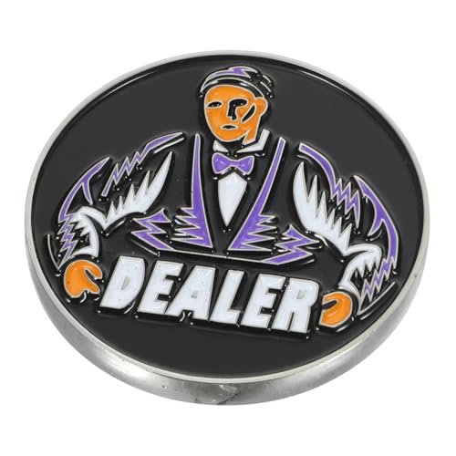 Milisten Poker Dealer Button aus Pokerchip für Pokerturniere und Spiele Robustes und Langlebiges Zubehör für Pokerliebhaber für Freunde Milisten Poker Dealer Button aus Pokerchip für Pokerturniere und Spiele Robustes und Langlebiges Zubehör für Pokerliebhaber für Freunde von Milisten