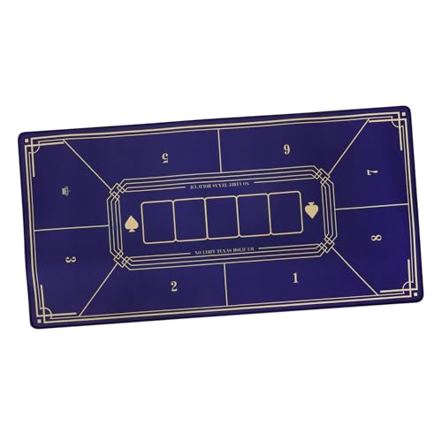 Milisten Pokermatte Pokertischmatte Abdeckmatte für Pokertische Mahjong-Matte Pokertisch Topper Mahjong-Tischmatte Spieltischabdeckung Pokertischplatte Brettspiel Matte Segeltuch Blau Milisten Pokermatte Pokertischmatte Abdeckmatte für Pokertische Mahjong-Matte Pokertisch Topper Mahjong-Tischmatte Spieltischabdeckung Pokertischplatte Brettspiel Matte Segeltuch Blau von Milisten
