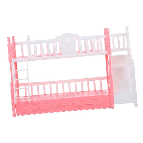 Milisten Miniatur Etagenbett Für Prinzessinnen Doppelstock Bett Zubehör Für Puppen Für Rollenspiele Und Kreative Dekoration Im Schlafzimmer Milisten Miniatur Etagenbett Für Prinzessinnen Doppelstock Bett Zubehör Für Puppen Für Rollenspiele Und Kreative Dekoration Im Schlafzimmer von Milisten
