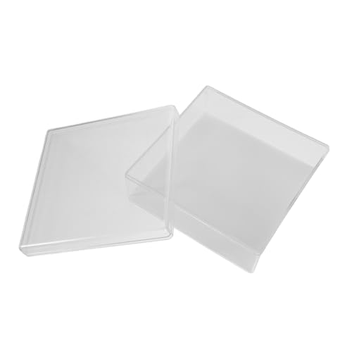 Milisten Probenbox Probenvitrine Probenhalter Probenaufbewahrungsbehälter Probenbehälter Probenaufbewahrungshalter Probenetui Pin Sammlungsdisplay Transparentes Acryl von Milisten