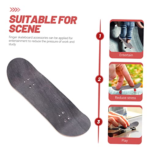Milisten Professionelles Finger Skateboard aus Lagigem Nordostchinesischem Ahornholz Doppelseitig Gefärbt rutschfeste Oberfläche Kreatives Mini Skateboard für Fingertraining Milisten Professionelles Finger Skateboard aus Lagigem Nordostchinesischem Ahornholz Doppelseitig Gefärbt rutschfeste Oberfläche Kreatives Mini Skateboard für Fingertraining von Milisten