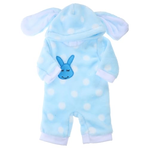 Milisten Puppen Overall Schlafanzug mit Kaninchenmuster Süßes Puppen Kostüm mit Passenden Puppenschuhen als Puppenzubehör für Mädchen Milisten Puppen Overall Schlafanzug mit Kaninchenmuster Süßes Puppen Kostüm mit Passenden Puppenschuhen als Puppenzubehör für Mädchen von Milisten
