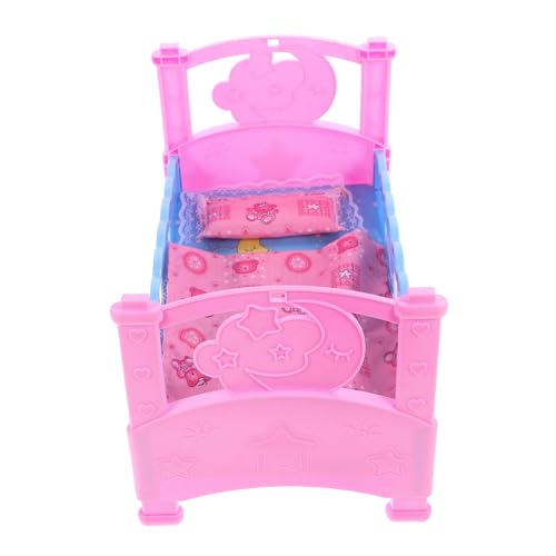 Milisten Puppenbett spielhaus Playhouse for Crib Puppenwiege betthimmel Toy Mädchen Babypuppen Puppenhaus Puppen-Krippenspielzeug Modell Einer Puppenkrippe Plastik Milisten Puppenbett spielhaus Playhouse for Crib Puppenwiege betthimmel Toy Mädchen Babypuppen Puppenhaus Puppen-Krippenspielzeug Modell Einer Puppenkrippe Plastik von Milisten