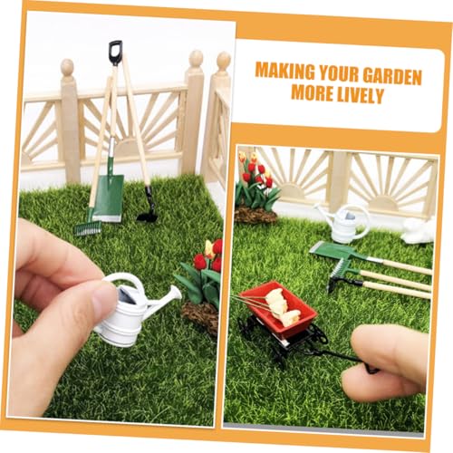 Milisten Puppenhaus Gartendeko aus Schaufel Hacke Gießkanne und Wagen für Detailreiche Puppenhaus Garten Szenen Milisten Puppenhaus Gartendeko aus Schaufel Hacke Gießkanne und Wagen für Detailreiche Puppenhaus Garten Szenen von Milisten