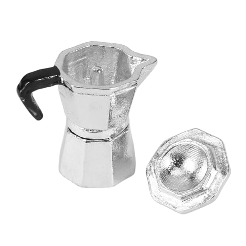 Milisten Puppenhaus -Kaffeekanne Kaffeekannen-Modellierungsschmuck Mini-Kaffeekannenmodell Puppenhaus Topf Mini-Küchenzubehör Puppenhaus-Szenerie-Requisiten Legierung Silver Milisten Puppenhaus -Kaffeekanne Kaffeekannen-Modellierungsschmuck Mini-Kaffeekannenmodell Puppenhaus Topf Mini-Küchenzubehör Puppenhaus-Szenerie-Requisiten Legierung Silver von Milisten
