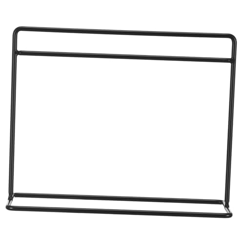 Milisten Puppenhaus Mini -Kleidung Rack Kleiderbügel Kleiderständer Für Puppenkleidung Puppenbügel Kleidungsständer Für Puppen Mini -kleidungsregal Für Puppen Mini-Garderobe Eisen Schwarz von Milisten