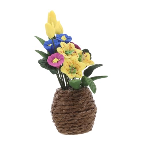Milisten Puppenhaus Topfpflanze kleine Wohnaccessoires Puppenhaus-Miniaturen kleine Blumentöpfe Dollhouse Dekorationen winzige Blumenarrangements Künstliche kleine Pflanzen Bonsai Harz Milisten Puppenhaus Topfpflanze kleine Wohnaccessoires Puppenhaus-Miniaturen kleine Blumentöpfe Dollhouse Dekorationen winzige Blumenarrangements Künstliche kleine Pflanzen Bonsai Harz von Milisten