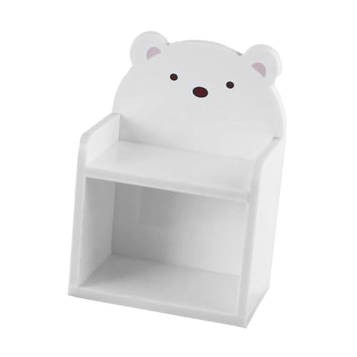 Milisten Puppenhausregal Mini-verzierung Kleine Möbel Für Zu Hause Mini Möbel Mini- Für Zu Hause Wohnkultur Winzige Hausmöbel Kleines Bücherregal Für Den Haushalt Weiß Acryl von Milisten