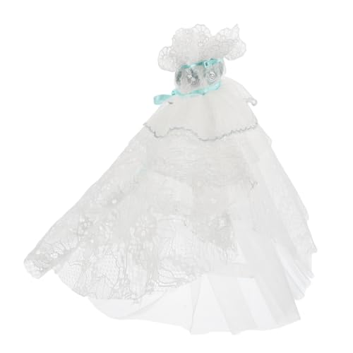 Milisten Puppenkleid Miniatur Hochwertiges feines Kleid mit High Heels Elegantes Wiederverwendbares Hochzeitskleid für Fr Mädchen Puppen Geeignet Milisten Puppenkleid Miniatur Hochwertiges feines Kleid mit High Heels Elegantes Wiederverwendbares Hochzeitskleid für Fr Mädchen Puppen Geeignet von Milisten