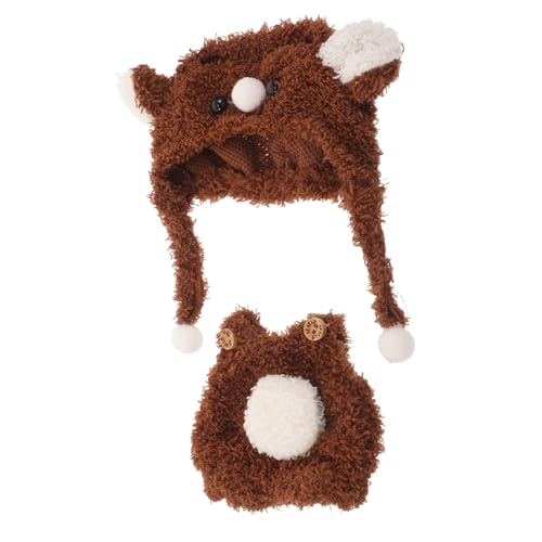 Milisten Puppenkleidung Bärenmütze Jumpsuit Niedliches Kostüm für Puppenhaus Verkleidungsspiel Zubehör Passend für Puppen Milisten Puppenkleidung Bärenmütze Jumpsuit Niedliches Kostüm für Puppenhaus Verkleidungsspiel Zubehör Passend für Puppen von Milisten