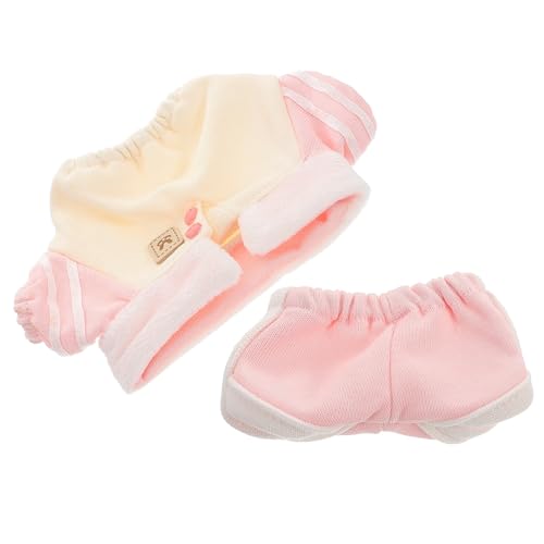 Milisten Puppenkleidung Baumwoll Sweatshirt Freizeit Outfit für Stofftiere und Sammlerpuppen Leicht an Auszuziehen Vielseitig für DIY Doll Clothes Puppen Kostüm von Milisten