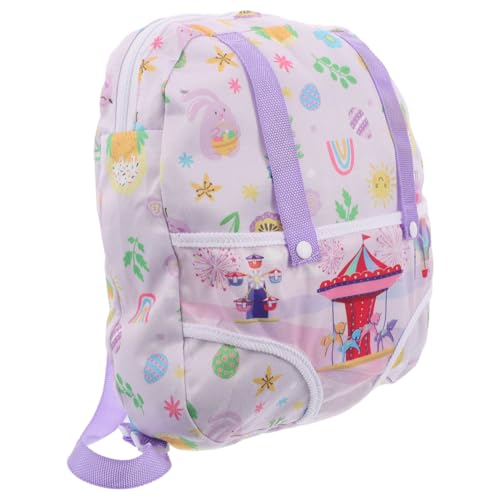 Milisten Puppenrucksack Puppenhaus-Miniaturen Mini-Sachen Rucksackträger für Puppen Puppenzubehör lustiger Rucksack Mini Puppe-Babytrage Rucksackträger für Babypuppen Dollhouse Decor Stoff von Milisten