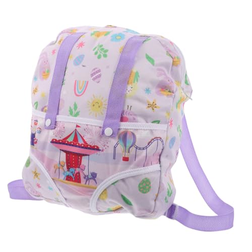 Milisten Puppenrucksack mit Verstellbaren Trägern Leichter Puppenträger aus Strapazierfähigem Puppentasche für Miniaturhaus Aufbewahrung und Schulsachen für Mädchen Milisten Puppenrucksack mit Verstellbaren Trägern Leichter Puppenträger aus Strapazierfähigem Puppentasche für Miniaturhaus Aufbewahrung und Schulsachen für Mädchen von Milisten