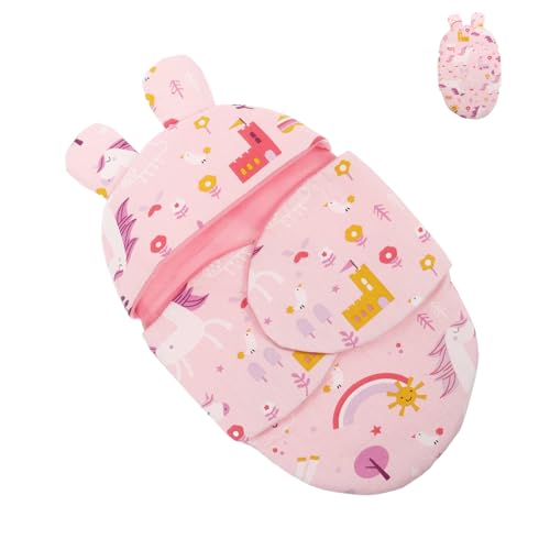 Milisten Puppenschlafsack Einhorn für Puppen Samtweiche Decke und Mütze Puppenzubehör für Kreative Rollenspiele Raumdekoration für Kinderzimmer Milisten Puppenschlafsack Einhorn für Puppen Samtweiche Decke und Mütze Puppenzubehör für Kreative Rollenspiele Raumdekoration für Kinderzimmer von Milisten