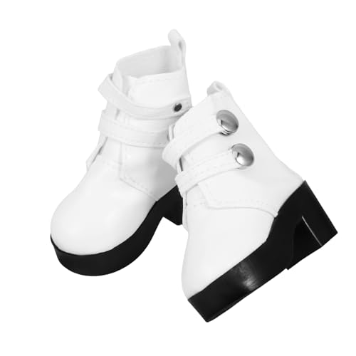 Milisten Puppenstiefel aus Langlebigem PU Modische Miniatur High Heel Schuhe für Puppen Realistische Puppenbekleidung für Sammler und Dress up Zubehör Milisten Puppenstiefel aus Langlebigem PU Modische Miniatur High Heel Schuhe für Puppen Realistische Puppenbekleidung für Sammler und Dress up Zubehör von Milisten