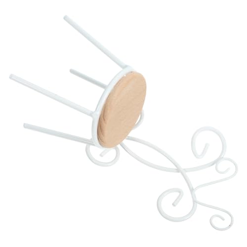Milisten Puppenstuhl Holzstuhl Kleiner Stuhl Miniaturstuhl Realistischer Stuhl Puppenhausaccessoire Mini-Hausbedarf Miniatur-Stuhlmöbel Stuhl selber Machen Stuhlmodell aus Metall Eisen Weiß Milisten Puppenstuhl Holzstuhl Kleiner Stuhl Miniaturstuhl Realistischer Stuhl Puppenhausaccessoire Mini-Hausbedarf Miniatur-Stuhlmöbel Stuhl selber Machen Stuhlmodell aus Metall Eisen Weiß von Milisten