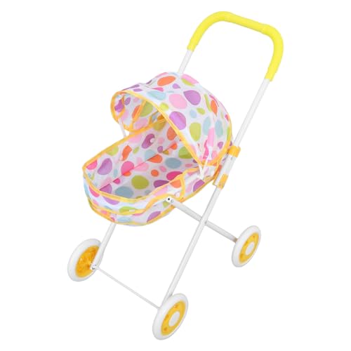 Milisten Puppenwagen Kinderwagen Babypuppe für spielzeugwagen Polyester Yellow Milisten Puppenwagen Kinderwagen Babypuppe für spielzeugwagen Polyester Yellow von Milisten