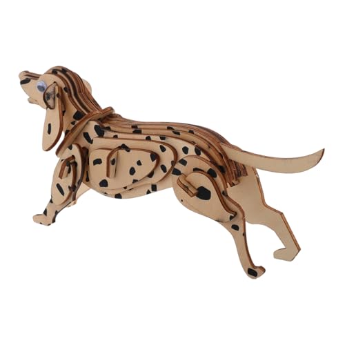 Milisten Puzzle- aus Holz 3D -Holzversammlung Doodle Dog Statue Holzpuzzle für Tierfigur Tierversammlungshandwerk DIY Hundepuzzle Denksport aus Holz Dalmatiner Puzzle Khaki Milisten Puzzle- aus Holz 3D -Holzversammlung Doodle Dog Statue Holzpuzzle für Tierfigur Tierversammlungshandwerk DIY Hundepuzzle Denksport aus Holz Dalmatiner Puzzle Khaki von Milisten