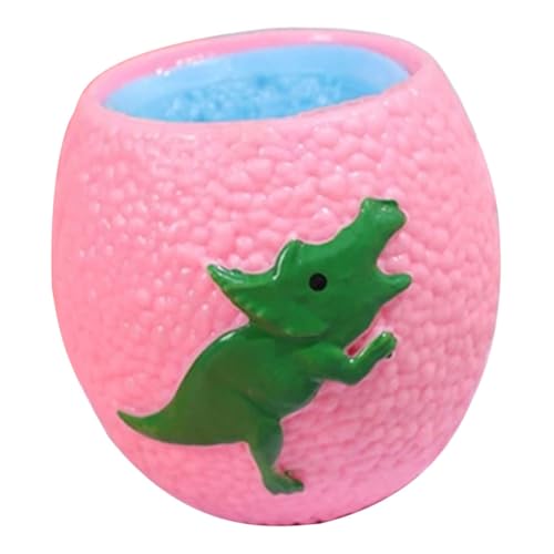 Milisten Quetschspielzeug Dinosaurier Becherform Stressball Decompression für Kleinkinder mit Starkem Rückstellvermögen und Langlebigem TPR Material in Rosa Milisten Quetschspielzeug Dinosaurier Becherform Stressball Decompression für Kleinkinder mit Starkem Rückstellvermögen und Langlebigem TPR Material in Rosa von Milisten